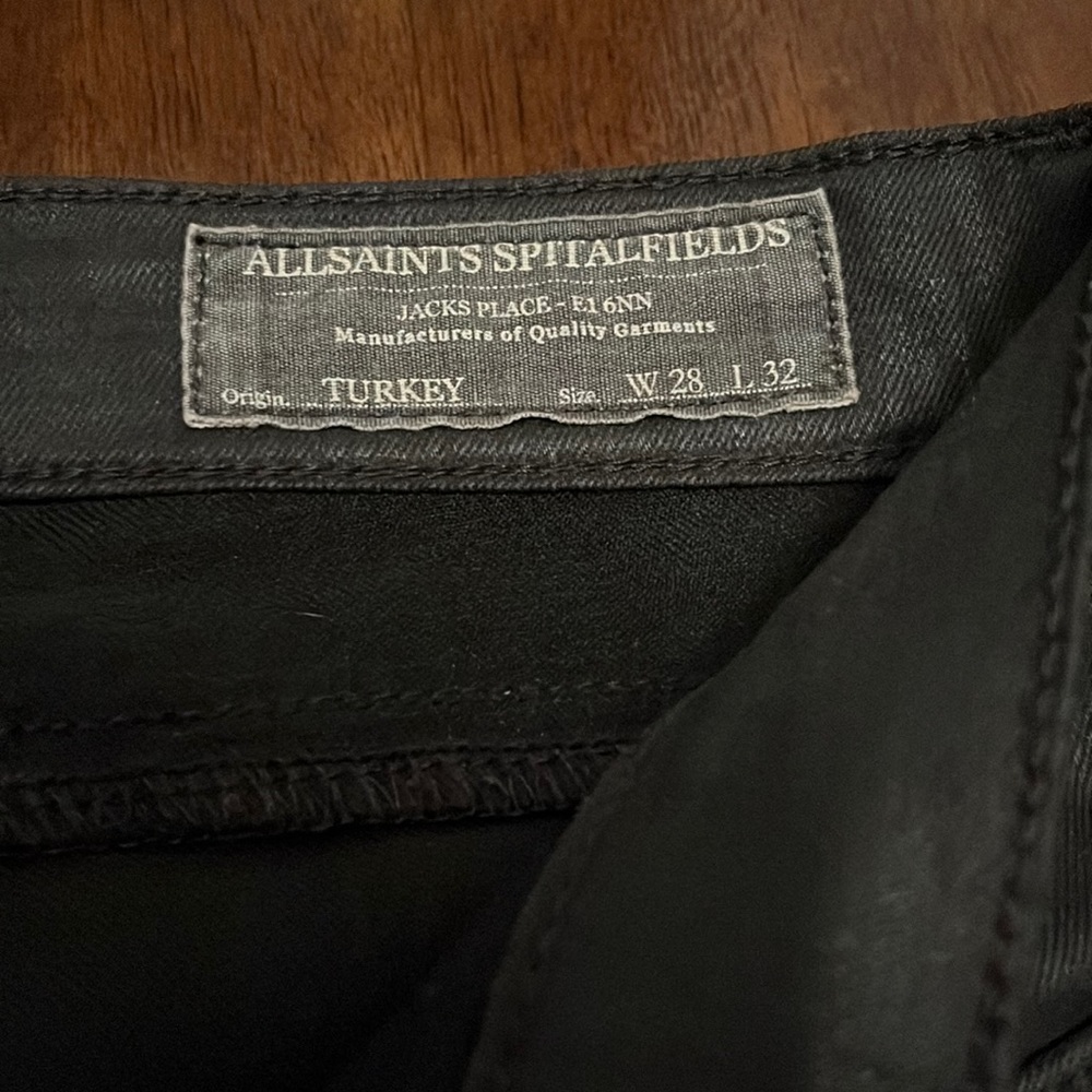 All Saints Black Jean/Pants